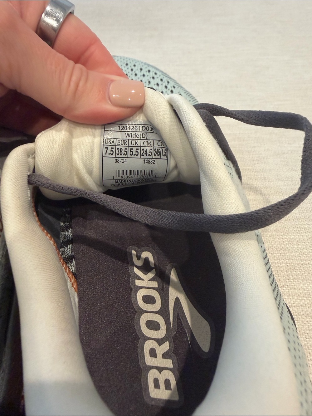 Brooks Adrenaline GTS Women's Running Shoes - Sage Green/Black - Picture 6 of 6